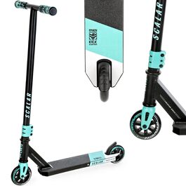 Самокат трюковий RAVEN Evolution Scalar Mint 100мм для дітей та дорослих: колеса PU+PP, підшипники ABEC-7