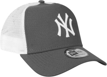 Кепка New Era Mesh Trucker Cap з логотипом New York Yankees, білий/вугільний, універсальний розмір
