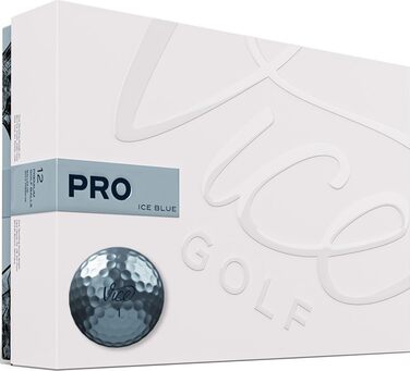 Гольф-м'яч Vice Pro Ice Blue, 3-шаровий уретановий, максимальний контроль, для досвідчених гравців