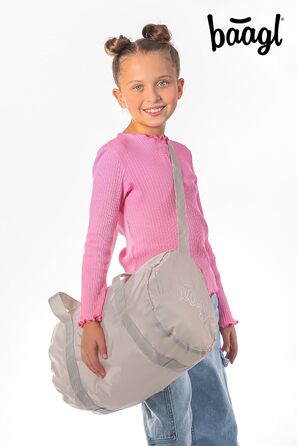 Спортивна сумка Baagl для дітей, хлопчиків та підлітків – компактна та складна сумка для подорожей, спорту, футболу, балету, школи та відпочинку, для плавання, 22 л