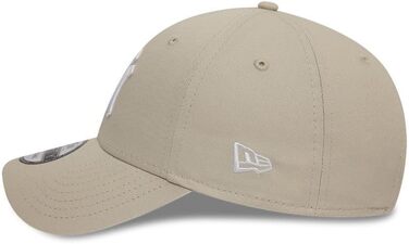 Кепка New Era New York Yankees MLB League Essential 9Forty, бежево-біла, універсальний розмір