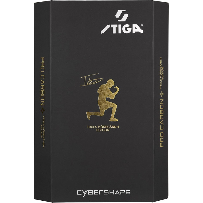 Пінний стіл STIGA Pro Carbon Plus Cybershape Truls Edition - професійний, 5 зірок, Touch Carbon, ITTF, для атакуючих гравців