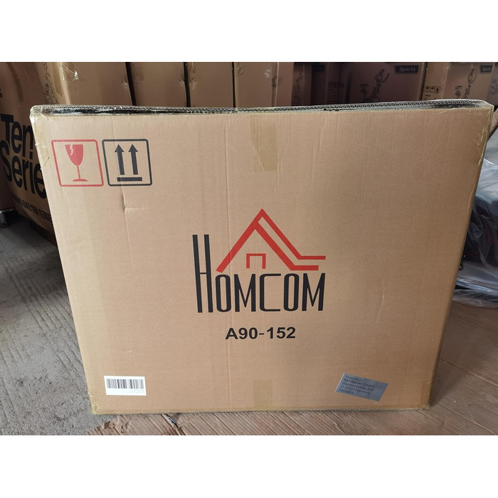 Велотренажер HOMCOM для дому, фітнес, 85x46x114 см