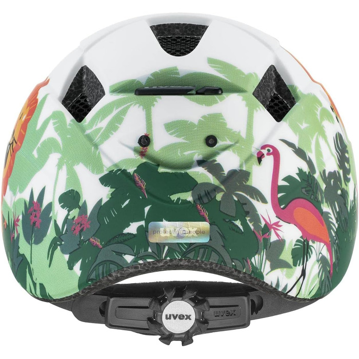 Дитячий велосипедний шолом uvex Kid 2 cc, safari matt, 46-52 см, легкий, регульований розмір, можливість встановлення LED-світла