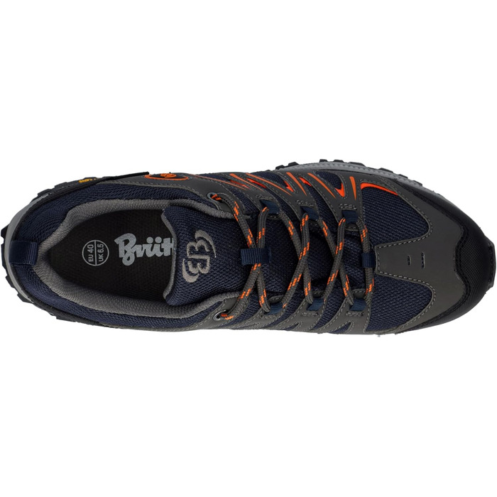 Жіночі похідні черевики Brütting Expedition (37 EU, морський колір, сірий, помаранчевий)