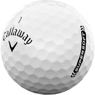 Гольф-м'ячі Callaway Supersoft 2023 білі