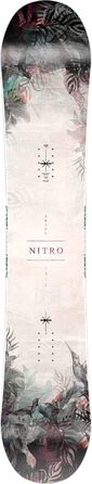 Дитяча сноуборд-дошка Nitro Arial 142 см, кембер-рокер, фрістайл, парк, різнокольорова