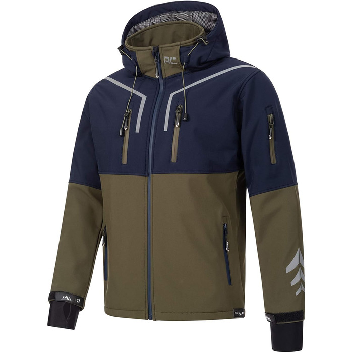 Чоловіча куртка Softshell Rock Creek Outdoor H-222, темно-синя, розмір S