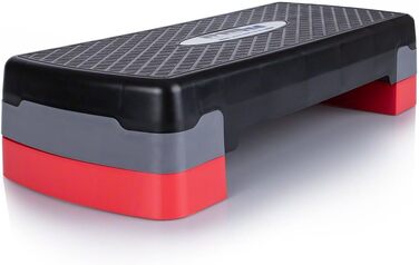Степ-платформа Sport-Tec, регульована висота, чорна, 68x28 см