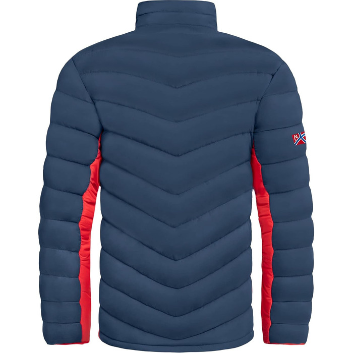 Зимова куртка Nebuus GRAFFITY для чоловіків (темно-синій/червоний, розмір S)