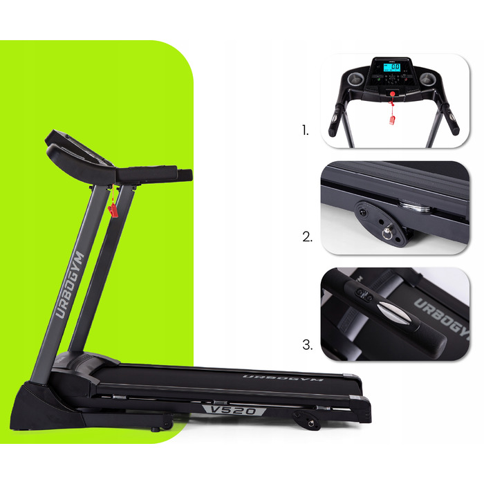 Електрична бігова доріжка Urbogym V520 (до 130 кг)