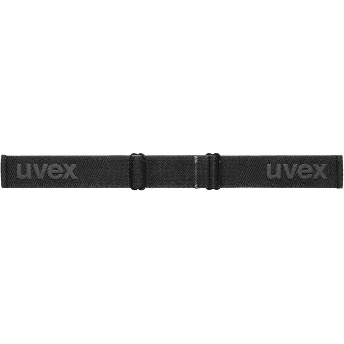 Лижна маска Uvex G.gl 3000 для чоловіків і жінок, чорна матова/червоне-золоте скло, універсальний розмір, 1 шт.