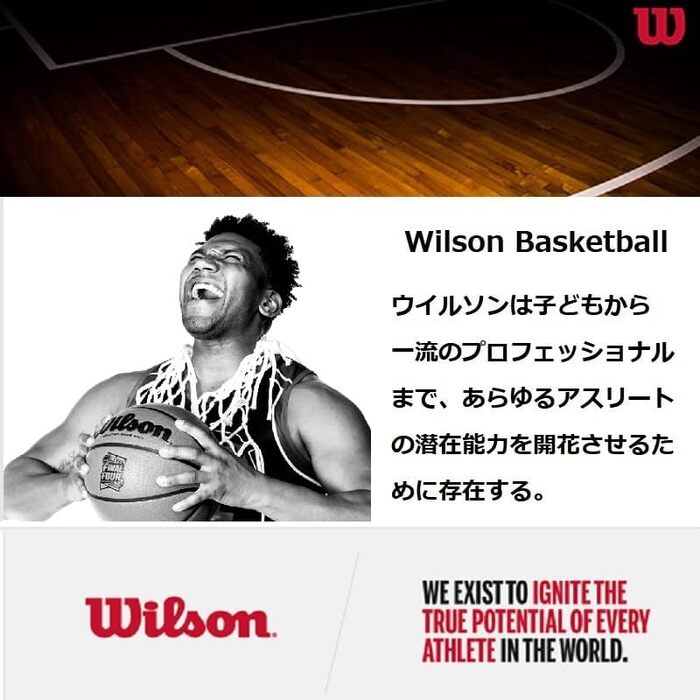 Баскетбольний м'яч Wilson Evolution для залу, розмір 5/6/7, помаранчевий
