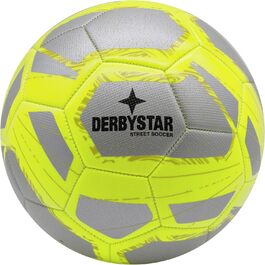 Футбольний м'яч Derbystar Street Soccer, розмір 5, сріблясто-жовтий, для вуличної гри