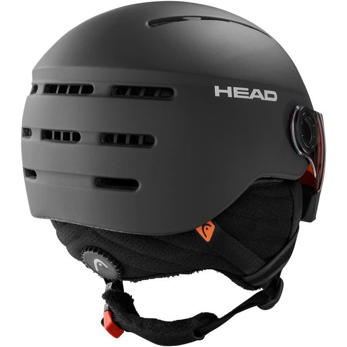 Гірськолижний шолом HEAD KNIGHT з візором для дорослих, унісекс, чорний, розмір M/L