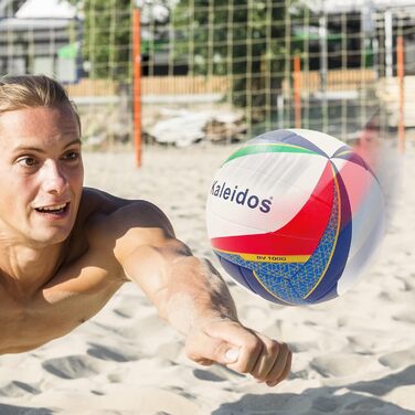 Волейбольний м'яч Mondo Sport BV-1000, розмір 5, для пляжу та залу, м'яке штучне покриття