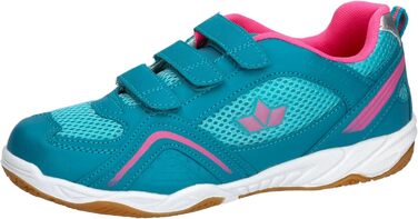 Дитячі спортивні зала Halenturnschuhe Lico для залу (35 EU, блакитно-рожеві)