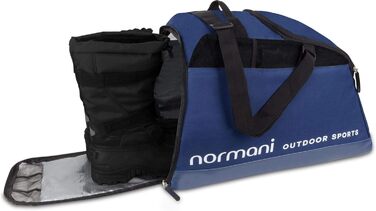 Сумка для лижних черевиків normani Mountain DEPO 45 л з відділенням для шолома, для хард/софтбутів або роликів, темно-синя