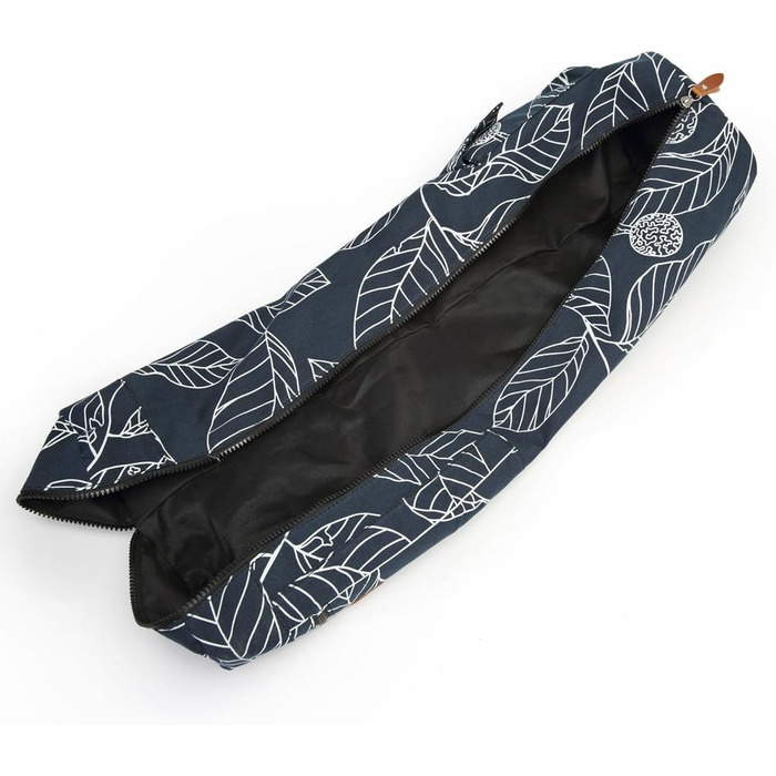 Сумка для йога-килимка Yogamatten-Tasche, синя з квітковим малюнком, унісекс, з плечовим ременем та кишенями