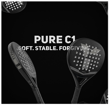 Ракетка для паделя Y1 PURE C1 – контроль, комфорт та легкість у грі