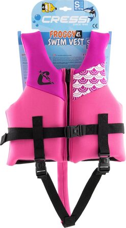 Жилет для плавання CRESSI Froggy Neoprene для дітей (Рожевий/Ліловий, M: 3-6 років)