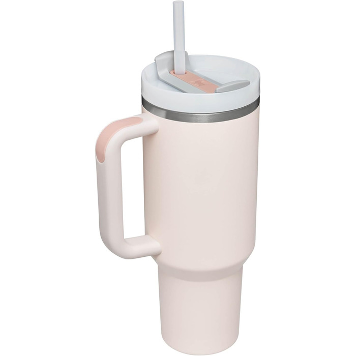 Термокружка Stanley Quencher H2.0 1.2L з трубочкою, нержавіюча сталь, зберігає холод до 48 годин, BPA Free, для води та напоїв, підходить для миття в посудомийці