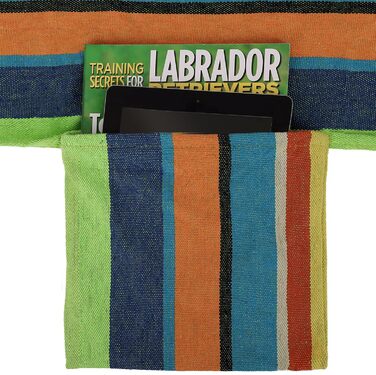 Гаммак SONGMICS для відпочинку на дворі, 210x150 см, на 2 особи, зелено-помаранчевий, TÜV Rheinland, 300 кг