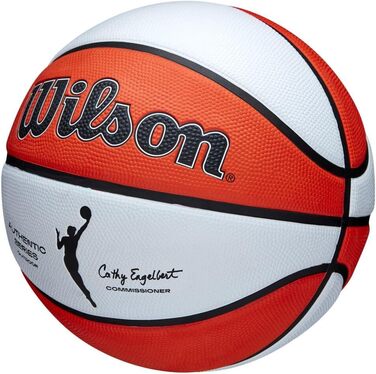 Баскетбольний м'яч WILSON WNBA Authentic Series, розмір 6, 28.5', для вулиці