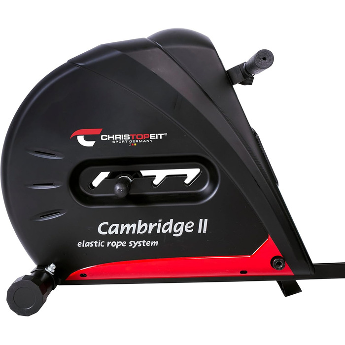 Гребний тренажер Christopeit Sport Cambridge II Black, чорний, домашній, індивідуальний