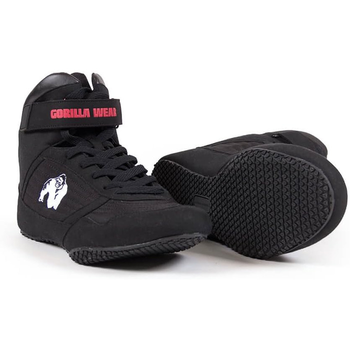 Кросівки Gorilla Wear High Tops чорного кольору - для бодібілдингу та фітнесу, чорний, 39 EU (жіночі та чоловічі)