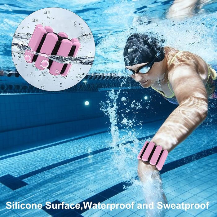 Набір вантажів для зап'ястя та рук Zorplex 2 шт. (по 0.45 кг) – для фітнесу, йоги, пілатесу, танців, кардіо та аеробіки