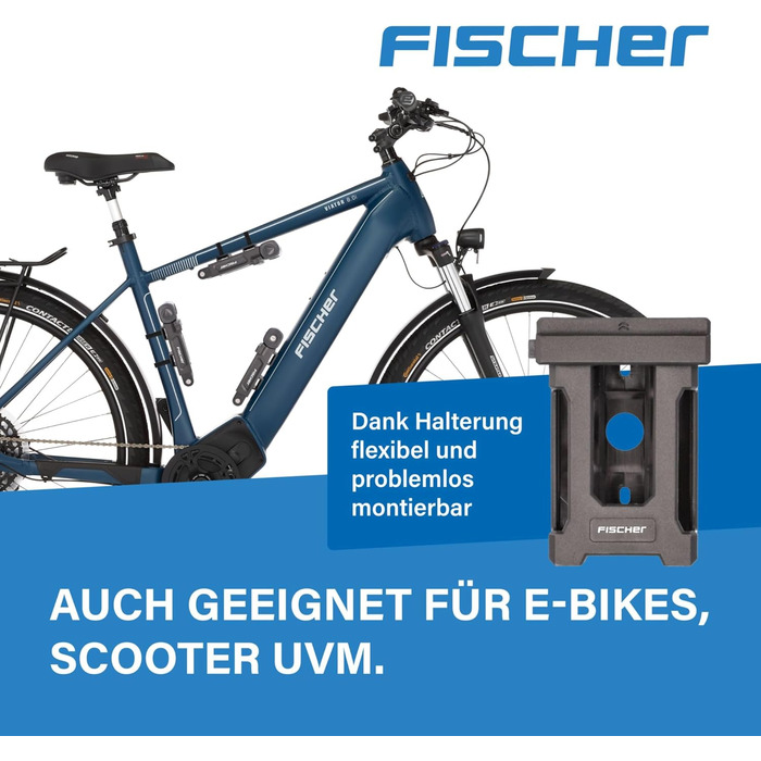 Замок велосипедний складний Fischer PROTEC PLUS FN110, 110 см, 2 ключі