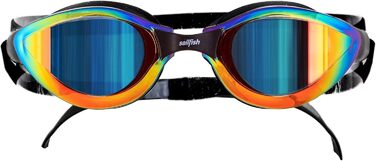 Плавальні окуляри Sailfish Goggle Breeze для чоловіків і жінок, гідродинамічні, дзеркальні, золото, з гнучким комфортом