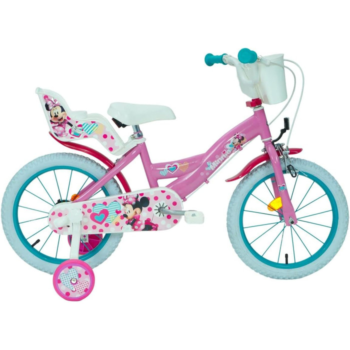 Дитячий велосипед 16 дюймів Minnie Mouse для дівчаток TOIMSA Disney 21891W