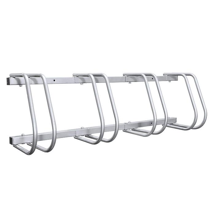 Підставка для велосипедів на 6 велосипедів, металева, оцинкована, 2 шт.