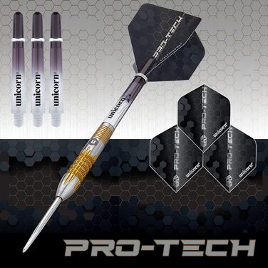 Дротики Unicorn Protech зі сталевим наконечником для дартсу