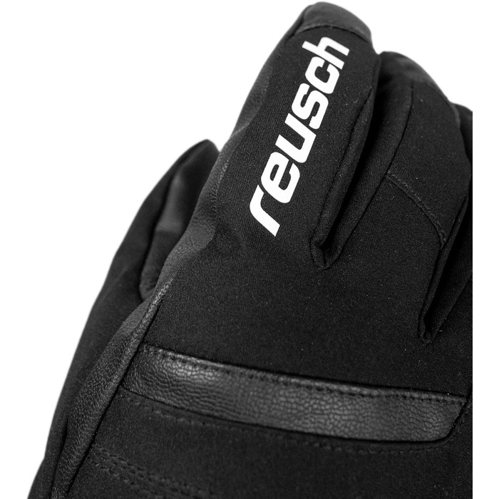 Гірськолижні рукавички Reusch Gore-TEX унісекс, чорно-білі, Softshell, розмір 8.5