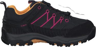 Дитячі трекінгові черевики CMP Rigel Low Wp для хлопчиків, Антрацит Рожевий, 29 EU
