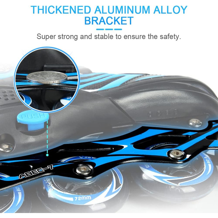 Дитячі ролики для катання на роликах, розмір 34-37, світлові колеса, рожеві