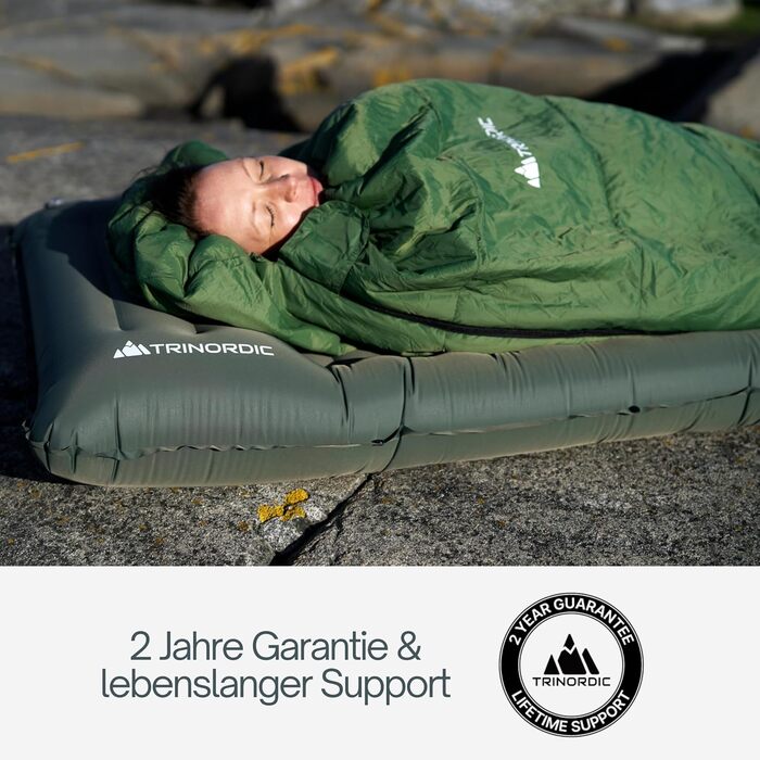 Надувна ізомат Extradicke 12 см - з насосом та подушкою. Ідеально для кемпінгу, піших прогулянок та байкпакінгу