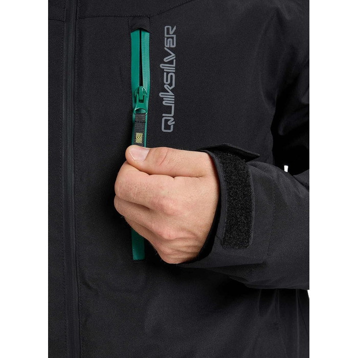 Жилет Quiksilver Titano Herren (Чоловічий) Alond, Чорний (M)