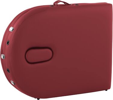 Складаний масажний стіл Physa Colmar RED, червоний, масажна кушетка, переносна масажна ліжко