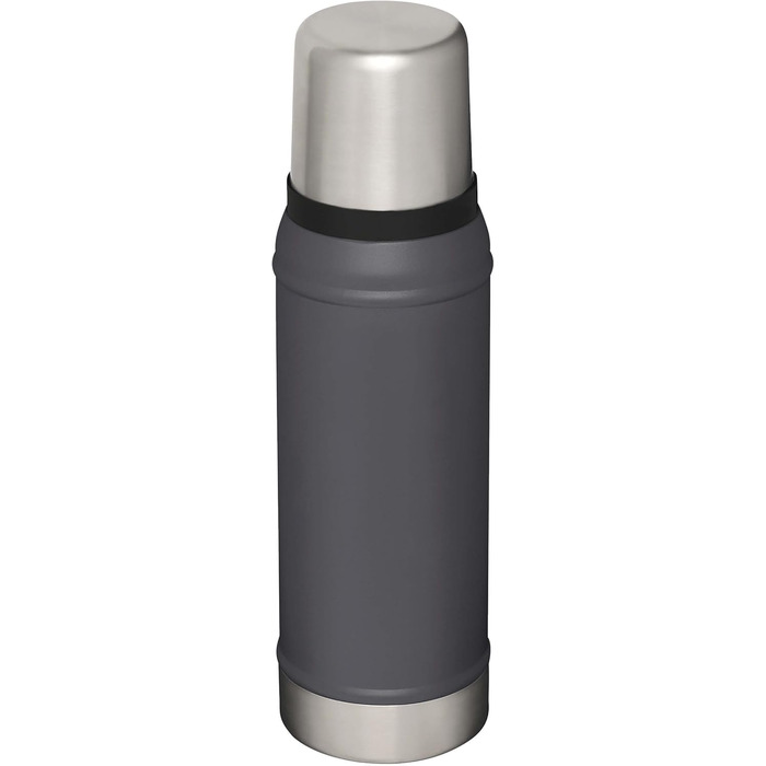 Термос Stanley Classic Legendary 750 мл, нержавіюча сталь, зберігає тепло/холод 20 годин, BPA-free, для напоїв, чорний