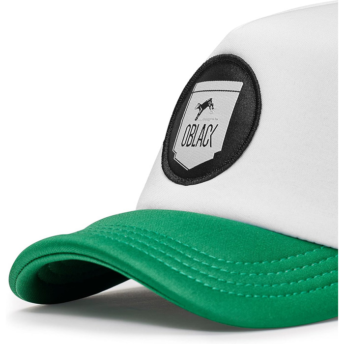 Чоловіча бейсболка-тракер Oblack Classic Total Black, універсальний розмір, зелена