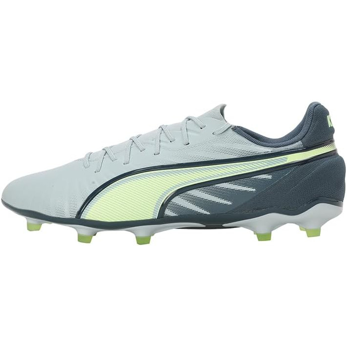 Футбольне взуття PUMA King Match Fg/Ag (41 EU) – унісекс, кольори: Frosted Dew, Fizzy Apple, Gray Skies