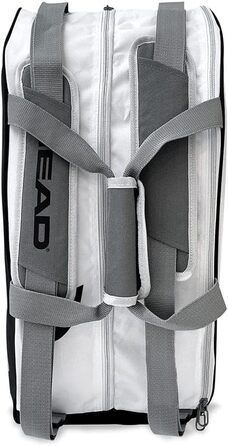 Сумка для падел HEAD Core Ultimate White/Grey - професійна, містка, для ракет та аксесуарів