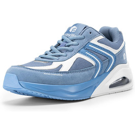 Жіночі кросівки FitVille з повітряною подушкою, широка колодка, для бігу та ходьби, зручні фітнес-кросівки (37 EU X-Weit, блакитний)