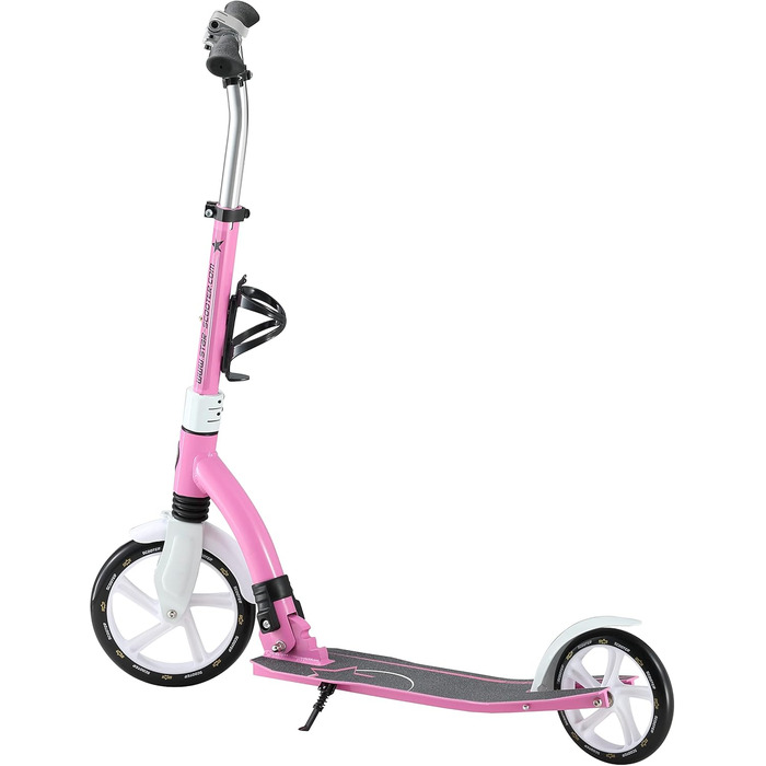 Самокат дитячий та дорослий STAR SCOOTER алюмінієвий, рожевий, колеса 230мм