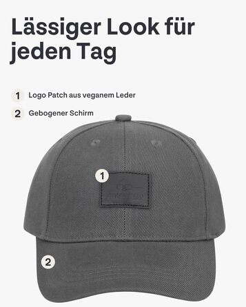 Кепка-снапбек Johnny Urban Dean унісекс, регульований розмір, світло-сірий коричневий