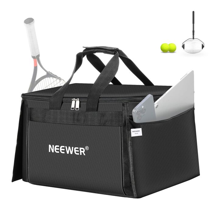 Корзина для тенісних м'ячів Neewer, збірник для піклболу, аксесуари для тренувань та навчання (сумка TB01B)